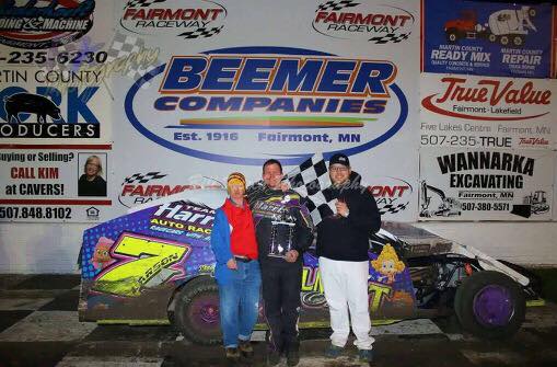 Congratulations to Jeff Larson on the feature win at Fairmont this past weekend. #teamharris