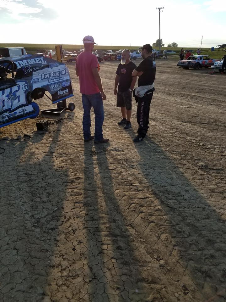 Special visitors calls for victory lane pictures!