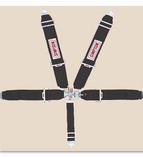 Simpson Individual Style Pull Down Shoulder Harness Clip-In Latch & Link Seat Belts