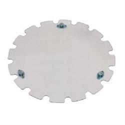 13" RR Clear Lexon Mud Cover