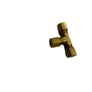 Brass Union Tee Comp Fit 3/16