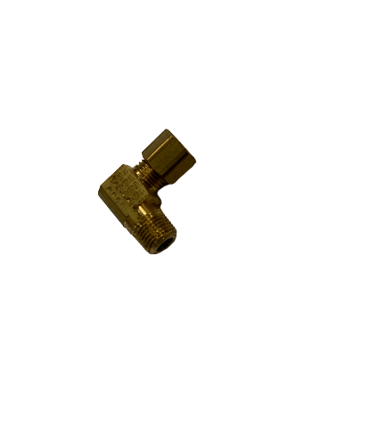 Brass Male Elbow 90* Comp Fit  3/16 x 1/8