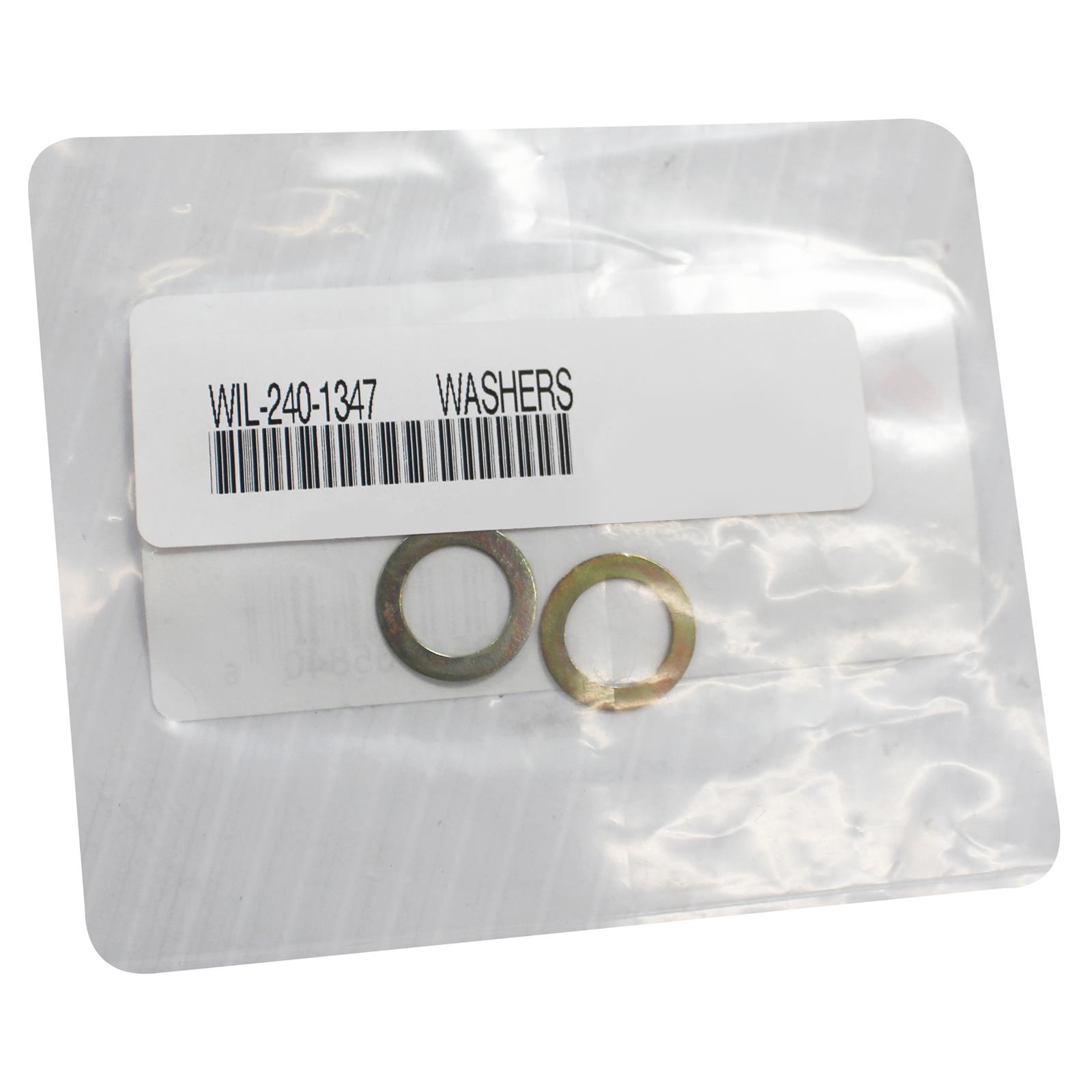 Washer 510 ID x .750 OD x .015 Shim Zinc Type II Gold