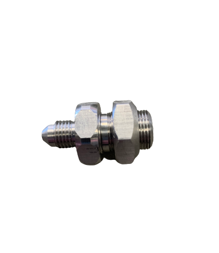 Aluminum Brake Line Fitting -3 to 1/8" npt
