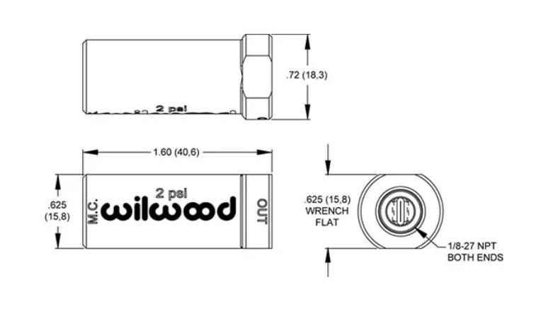 Residual Pressure Valve | 2PSI - Image 2