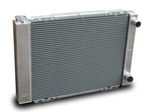 PRC 19 X 31 GM Double Pass Radiator with 1/2" NPT and -16AN Top w Fin Covers