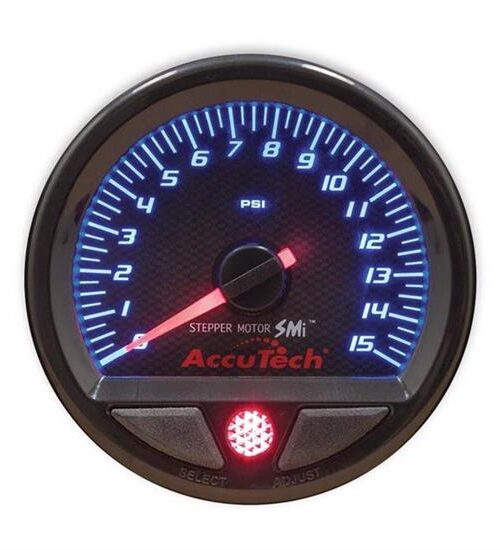 Longacre Fuel Pressure Stepper Motor Racing Gauge