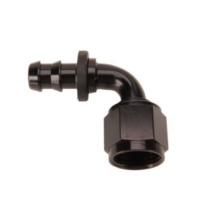 '-10AN to -8AN | Push Lock | 90 Degree | Fuel Cell Fitting