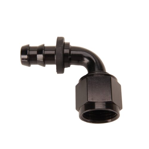'-10AN to -8AN | Push Lock | 90 Degree | Fuel Cell Fitting