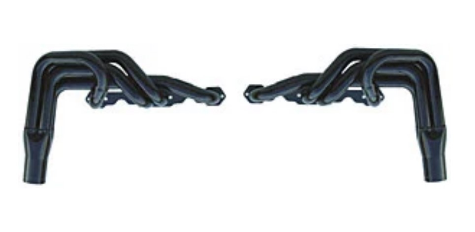 Stock Car Header | SBC | 1 5/8" x 3" Collector | Exits Inside Frame Rail