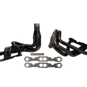 Stock Car Header | SBC | 1 5/8-1 3/4"-1 7/8"-3 1/2" Collector | Exits Outside Frame Rail