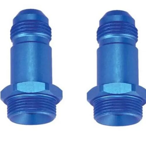 Carb Inlet Fitting Adapter, -8 AN to 7/8-20 | Pair
