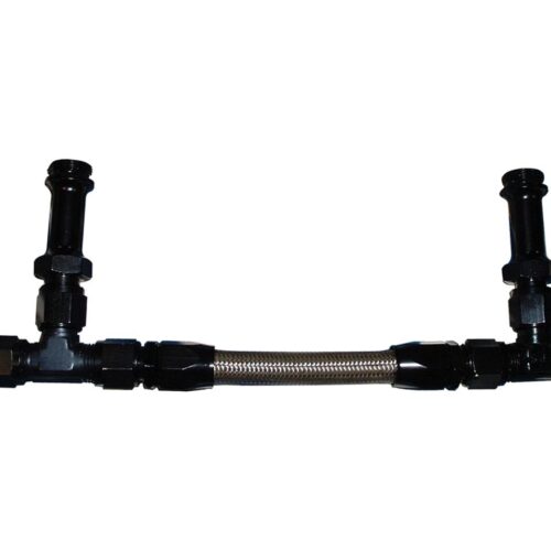 Fragola 7/8-20 Dual Inlet #78 Fuel Line Kit-BK