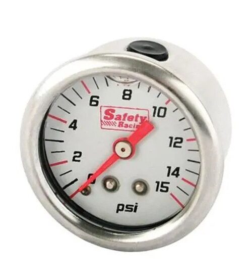 Speedway Liquid Filled Fuel Pressure Gauge