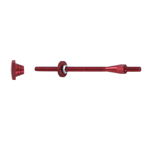 Longacre 5/16" Alum Air Cleaner Stud Kit | Red