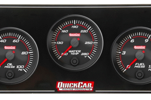 Quickcar | Redline 3 Gauge Panel
