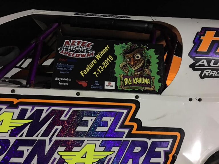 Congratulations to Regan Tafoya and crew! They picked up the feature win tonight at Aztec Speedway! #teamharris