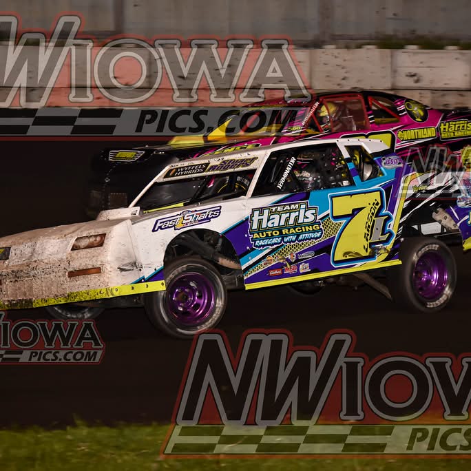 Congratulations to Jeffrey Larson and crew, they picked up the Stock Car Feature win at the Kossuth County Speedway.