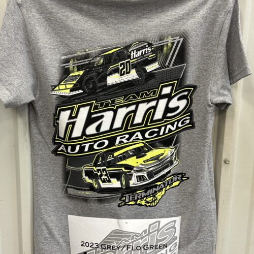 2023 Grey / Flo Green Tee