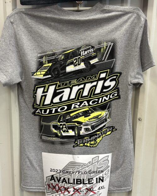 2023 Grey / Flo Green Tee