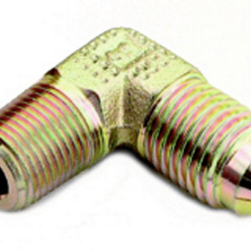 90 Male Elbow #3 to 1/8 NPT Steel Fitting