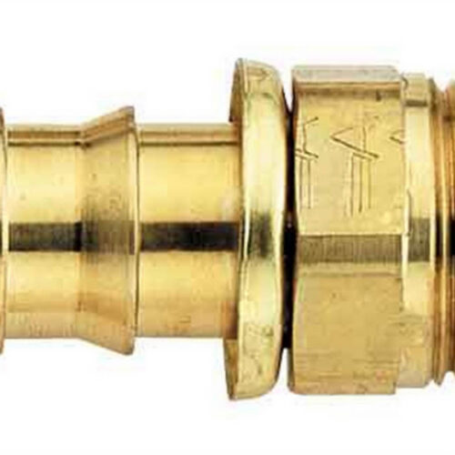 #4 Socketless Hose To 1/8 Male Pipe Fitting