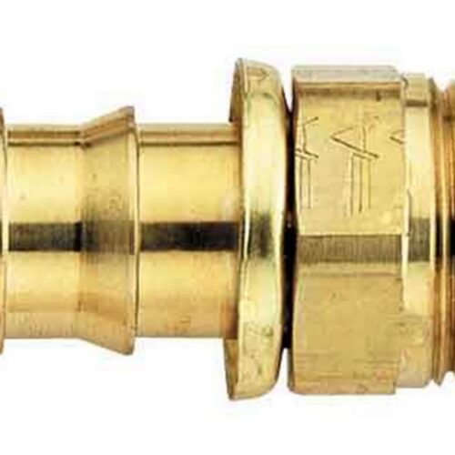 #8 Socketless Hose To 3/8 Male Pipe Fitting