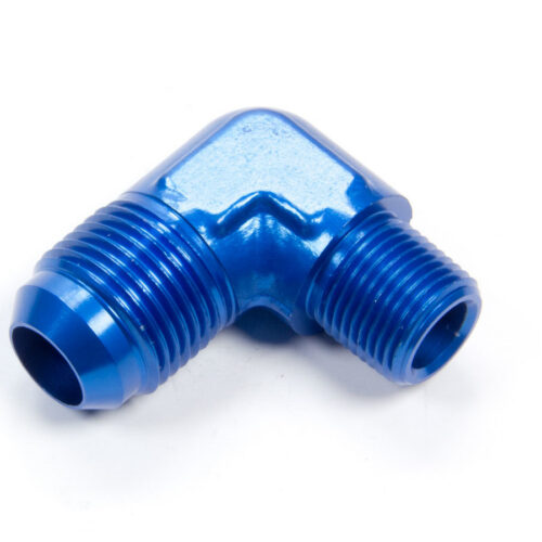 90 Deg 10 AN to 3/8in Pipe Alum Adapter