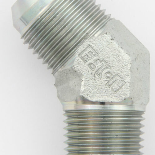 45 Male Elbow #10 To 1/2 Npt Steel Fitting
