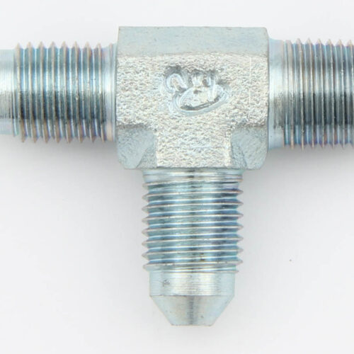 Male Run Tee Steel #3 To 1/8 Npt
