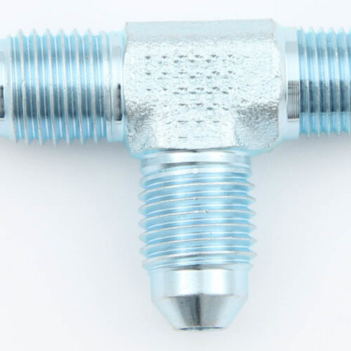Male Run Tee Steel #4 To 1/8 Npt