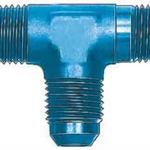 Male Run Tee Aluminum #3 TO 1/8 Npt