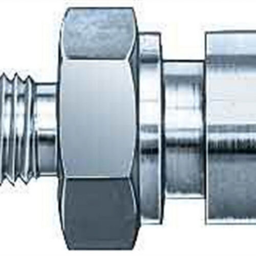 #3 To 3/8-24 Inverted Female Steel Adapter