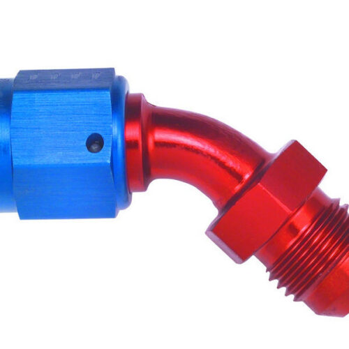 #12 Male to #12 Female 45 Deg Swivel Fitting