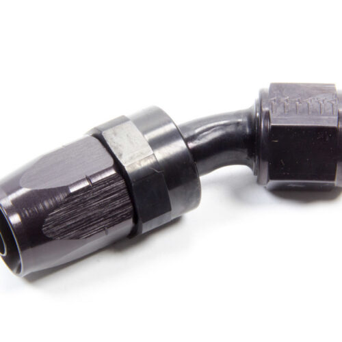 #8 30 Deg Hose End Black
