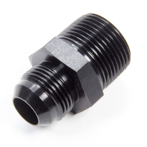 #12 to 1npt Pipe Alum Adapter Black