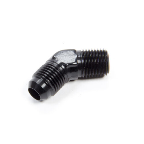 45 Deg Alum #6 Flare 1/4 in Black