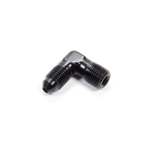 90 Deg Alum #3 Flare 1/8 in Black