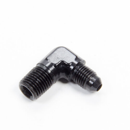 90 Deg Alum #4 Flare 1/4 in Black
