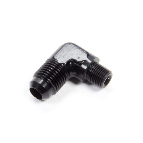 90 Deg Alum #6 Flare 1/8 in Black