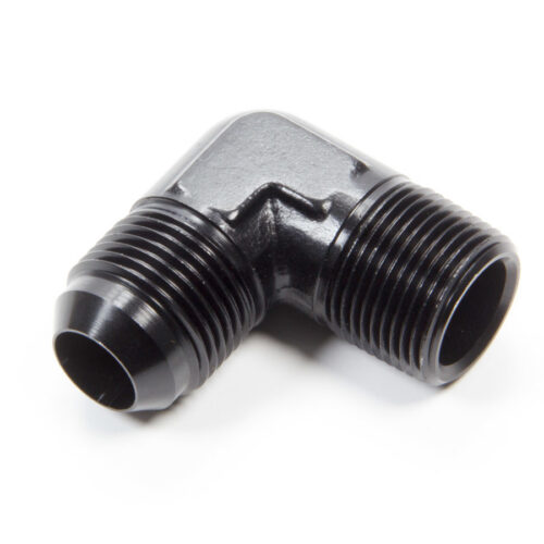 90 Deg Alum #12 Flare 3/4in Black