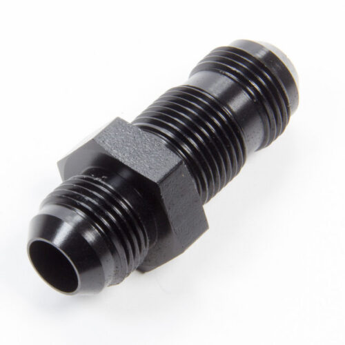 #10 Flare End Bulkhead Union Black