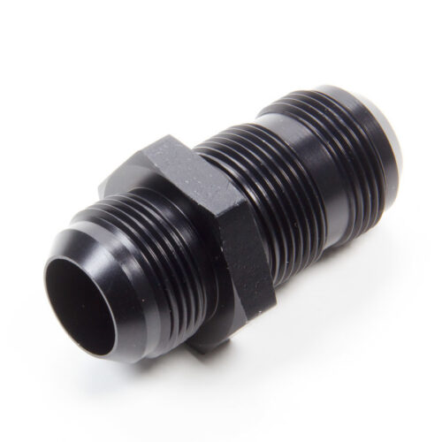 #16 Flare End Bulkhead Union Black