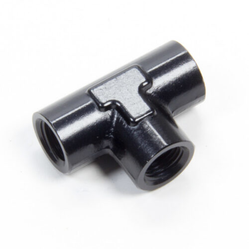 Alum Female Pipe Tee 1/8in Black