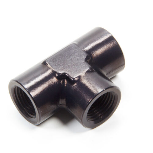 Alum Female Pipe Tee 3/8in Black