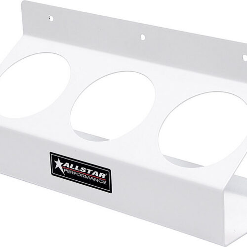 Aerosol Can Holder White 3 Hole