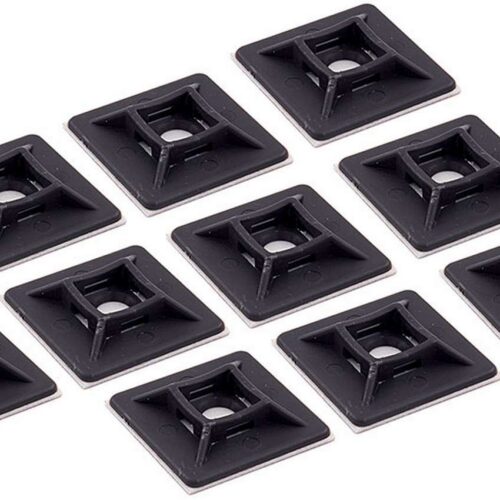 Wire Tie Base 1-1/8in x 1-1/8in 10pk