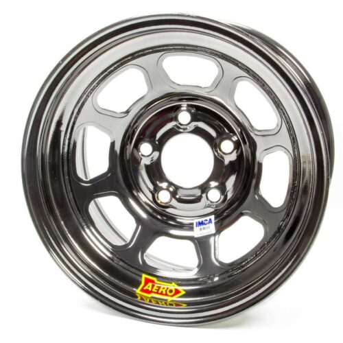 15x8 4in 5.00 Black Chrome