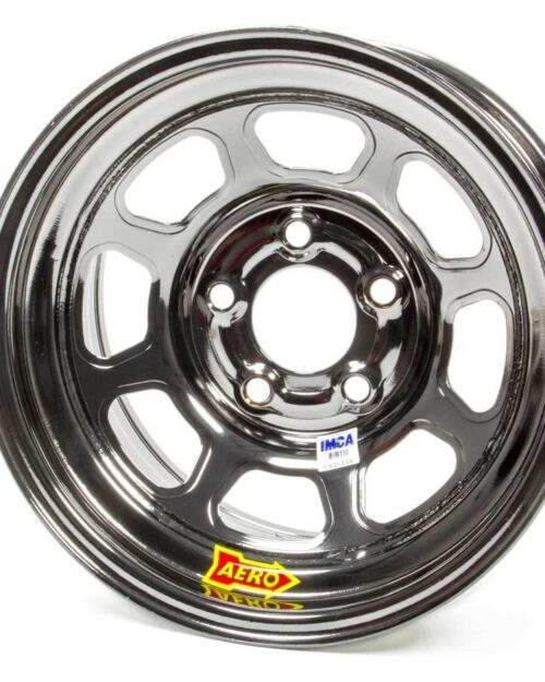 15x8 4in 5.00 Black Chrome