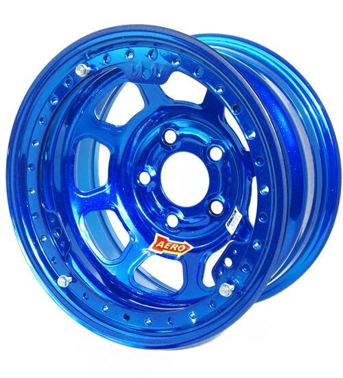 15x8 3in 5.00 Blue Chrome Beadlock Wheel
